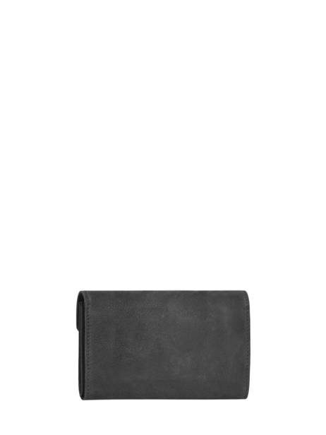 Portefeuille Etincelle Nubuck Leder Etrier Zwart etincelle nubuck EETN469 ander zicht 2
